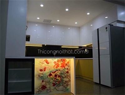  Kính ốp bếp hoa văn đẹp 