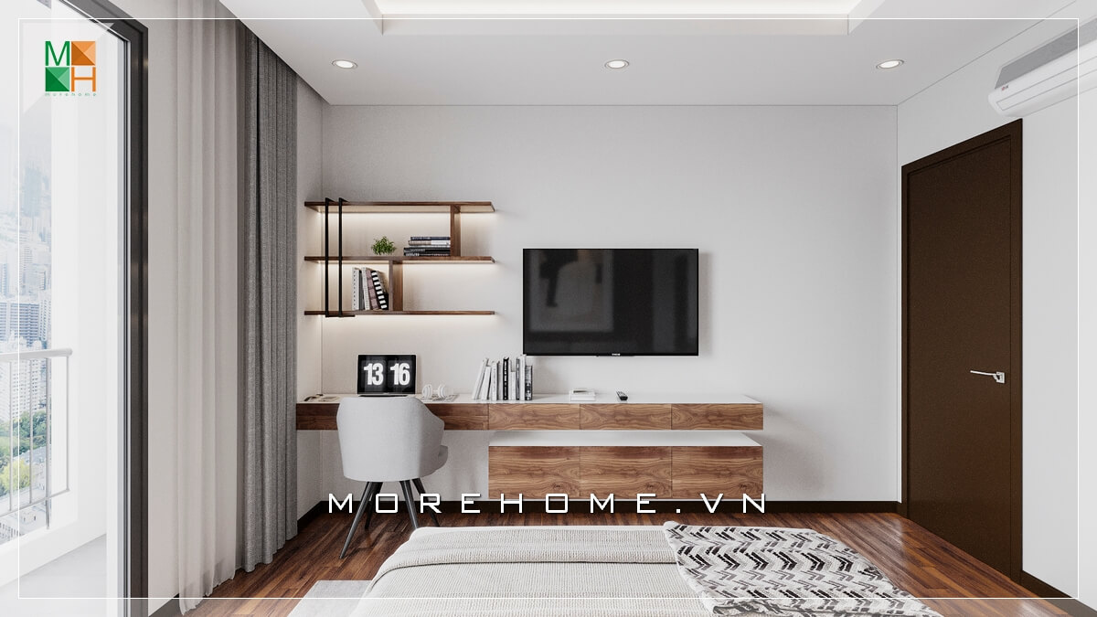 Gợi ý mẫu thiết kế nội thất phòng ngủ chung cư, nhà phố đẹp và hiện đại. Thiết kế nội thất phòng ngủ chung cư hiện đại