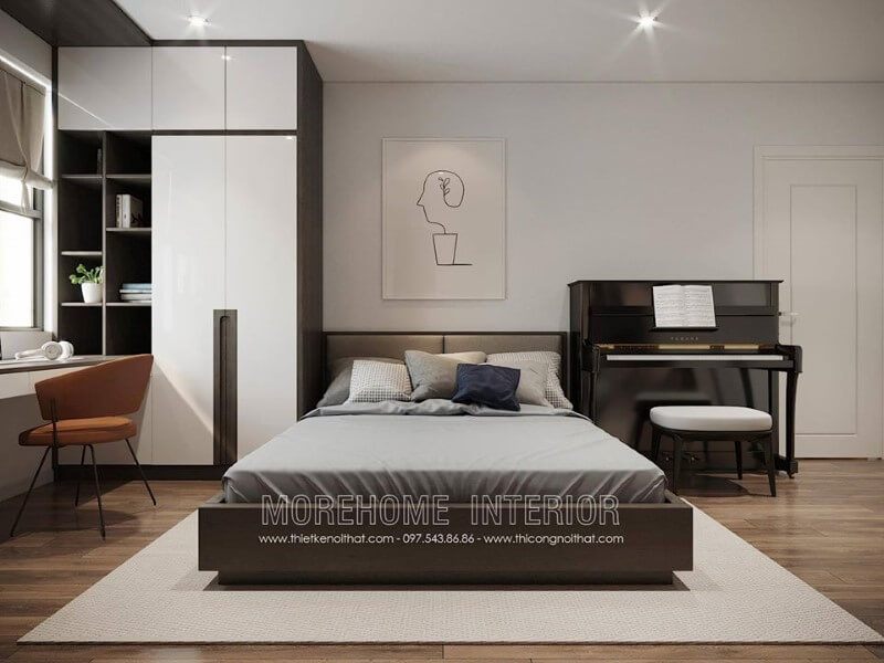 Tủ quần áo hiện đại cho phòng ngủ của con