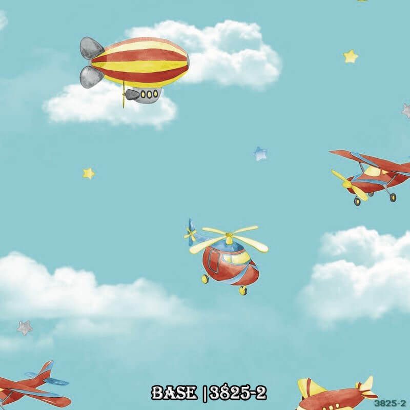 Mẫu dán tường dành cho trẻ em số 3825-2.