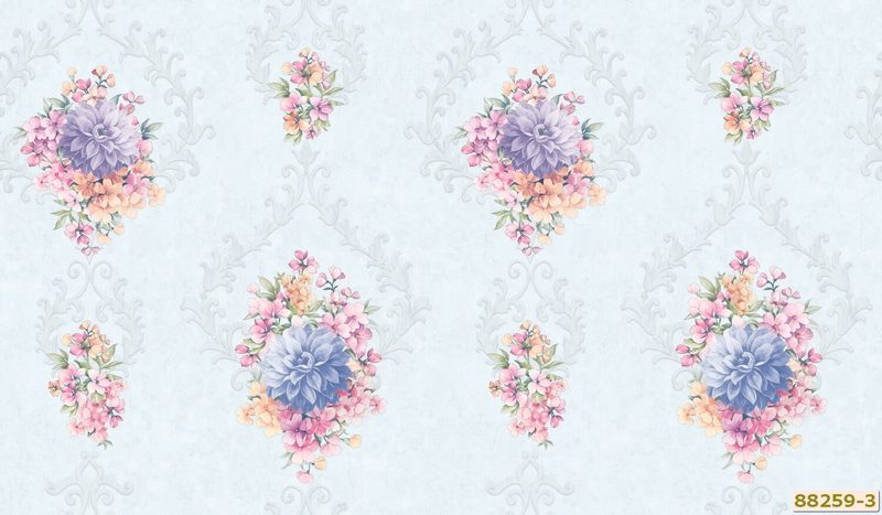 Giấy dán tường có màu xanh tân cổ điển giúp người dùng cảm nhận được sự thư thái nhẹ nhàng, giúp hạn chế cảm giác mệt mỏi.